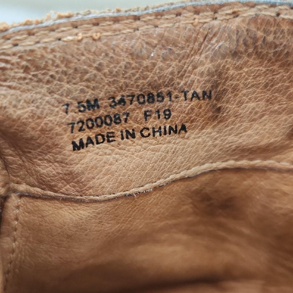 FRYE AND CO. Tan Leather Ankle Boots - Picture 5 of 8